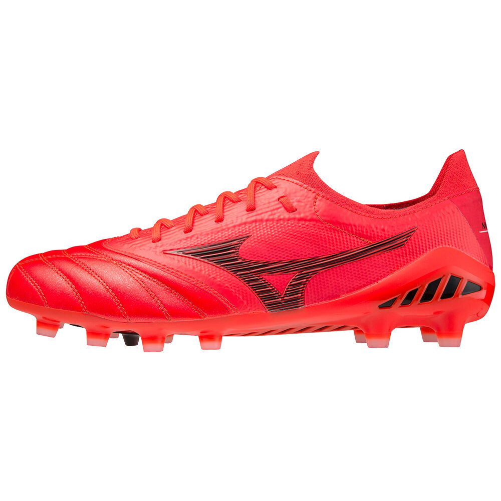 Mizuno Morelia Neo III Beta Japan - Erkek Krampon - Kırmızı/Siyah Türkiye (JXMCAR-120)